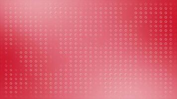 Red color appearing and disappearing glossy dots moving upwards modern design loop able geometrical background video