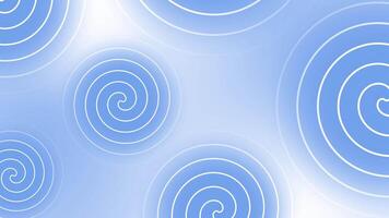Royal blue color multiple swirl pattern complex abstract design Loop-able geometrical background video