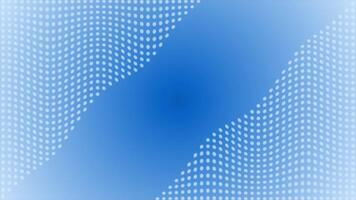 Royal blue color diagonally moving circular dots with blank space modern design Loop-able geometrical background video