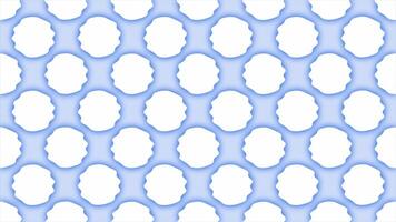 Royal blue color multiple 3d depth circular shapes forming wavy pattern modern design Loop-able geometrical background video