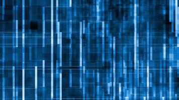Royal blue color abstract sci-fi glitch noise effect modern design hi-tech technology background video