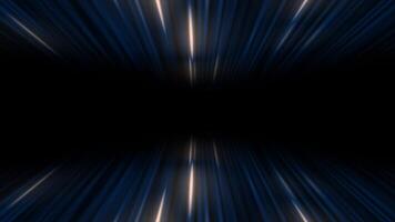 Royal blue color 3d flowing lines with 3d empty space glowing optical flairs golden lines modern design luxury background video