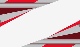 A red and white striped background with a white square vector