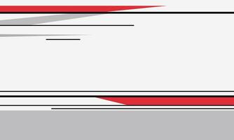 A white and red background with a red and black stripe vector