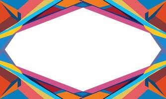 Abstract geometric background with a white background vector