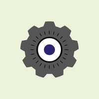 Gear icon. Cogwheel icon. illustration of big and sturdy tractor wheels. Design element illustration of heavy vehicle parts for farmers vector