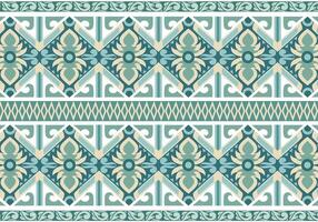 Batik sarong geometric pattern illustration for background design. vector