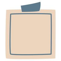 Paper notes stickers or notepad pages vector