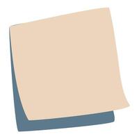 Empty notes, reminders or office messages vector