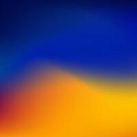 a blue and yellow background with a blurred image vector