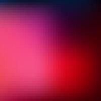 a red, blue and pink pixel background with a blurred image vector