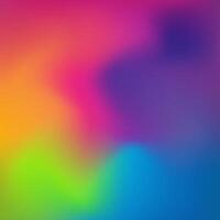 a colorful blurred background with a rainbow color vector