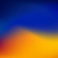 a colorful pixel background with a blue and yellow background vector