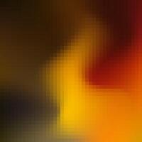 a blurry pixel image of a fire with a yellow and red background vector