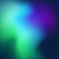 a colorful pixel background with a green and blue color vector