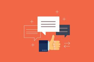 Talking Chatting Speech Bubble Messages Modern Designs vector