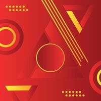 Geometric circle triangle shape with background - Mosaic and circle lines. vector