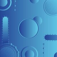 Abstract blue gradient circle background design for your presentation, design wallpaper vector