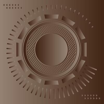 Illustration of a dark brown, coke coloured spotted empty grunge textured backgrounds