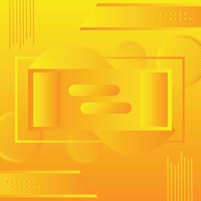 Yellow Pop abstract background with geometic Shape modern yellow abstract background