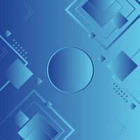 Abstract blue gradient geometric shape circle background. Modern futuristic background. Can be use for landing page, book covers, banners, headers, presentations, and wallpaper backgrounds vector