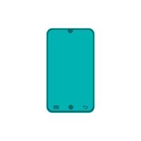 Minimalist Smartphone Modern Digital Device vector