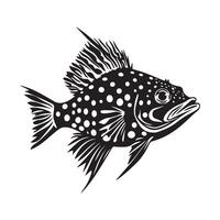 Trunkfish Image. Trunkfish Design Illustrations on white background vector