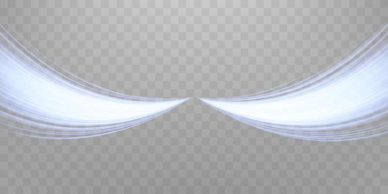 Speed rays, light neon flow, zoom in motion effect, blue glow speed lines, light trails, perspective stripes. Abstract background, illustration.