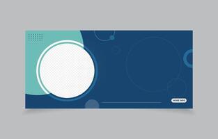 template banner abstract background vector