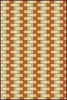 unique abstract pattern bar that looks like brown cigarette filters vector
