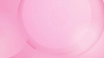 Abstract pink background with circle and line. Valentine pastel background. vector