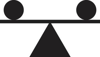 Stability icon isolated on white background . Balance icon . Stable icon . illustration vector