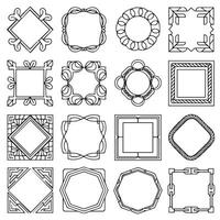Ornamental Frame Square vector