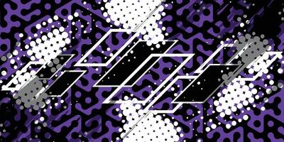 Purple color geometric abstract background pattern design vector