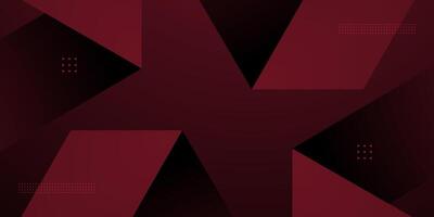 Abstract dark red overlap background design. Simple geometric dark background. vector