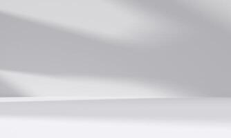 abstract white studio room with light and shadow from window background for product display presentation2 photo