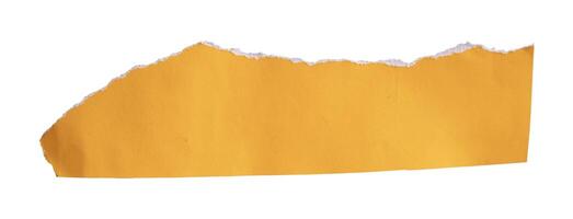 ripped paper on white background photo