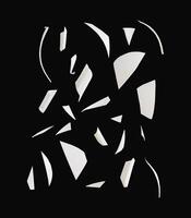 abstract microplastic fragments for environment concept photo