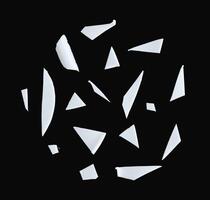 abstract microplastic particle isolated element photo