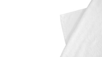 white towel folds copy space background photo