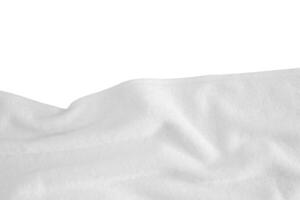 abstract wavy white towel texture photo