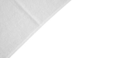 clean white towel banner copy space photo