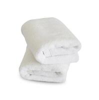 Hotel face towel isolated element photo