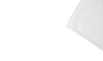 white towel fabric copy space for banner photo