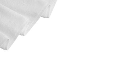 background with white towel copy space photo