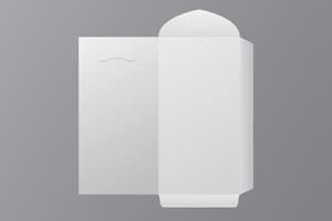 Greeting envelope template design. Ramadan, Eid Mubarak, Eid Adha holidays event vector