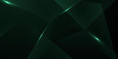 Green abstract background with a dark background vector