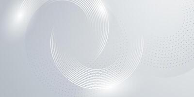 Abstract background with circles and lines vector