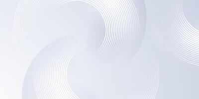 Abstract white background with wavy lines vector