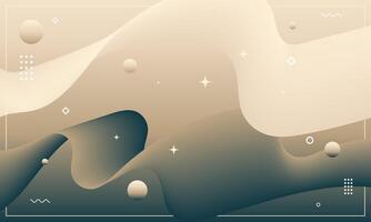 A fluid abstract background. Flowing element trend design. vector